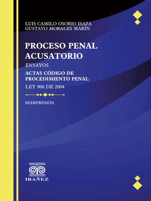 cover image of Proceso penal acusatorio